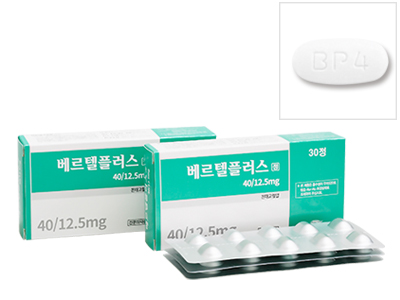 베르텔플러스정40/12.5밀리그램